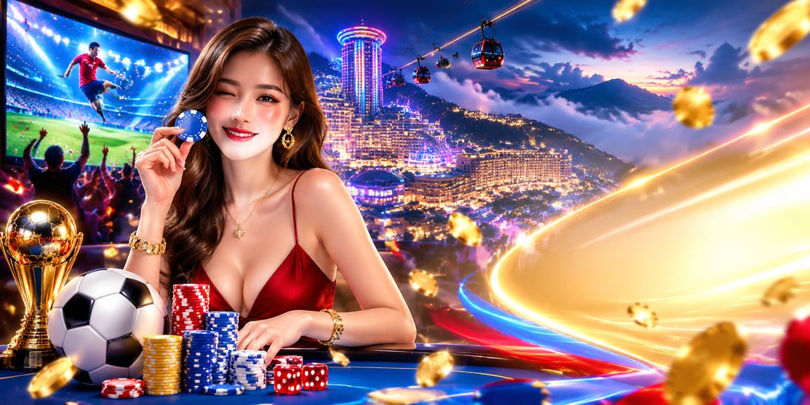 A player checking football betting odds at Genting Highlands, Malaysia